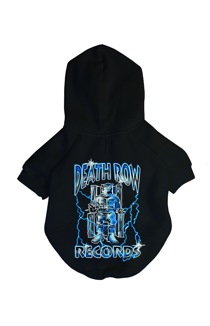 Fresh Pawz X Death Row Records Electricity Dog Hoodie In Red - Size 2XL